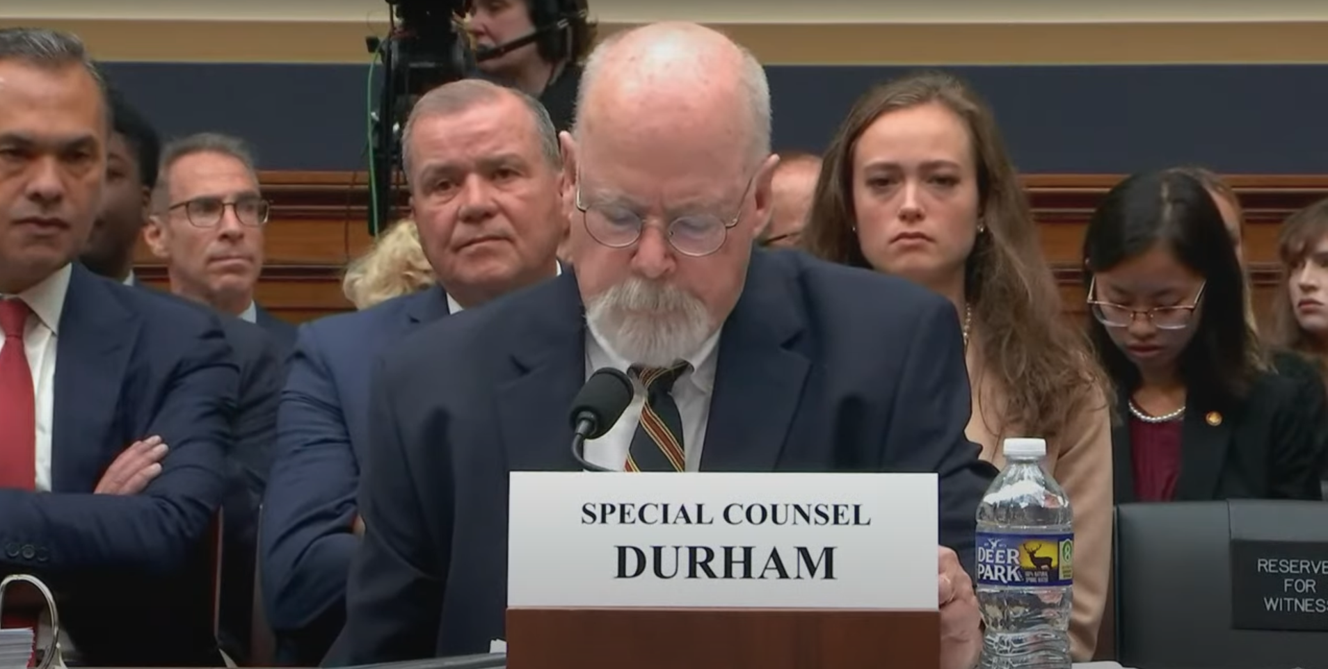 John Durham's testimony.