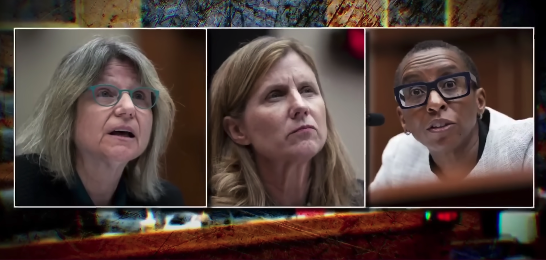 The testimony on antisemitism from college presidents.