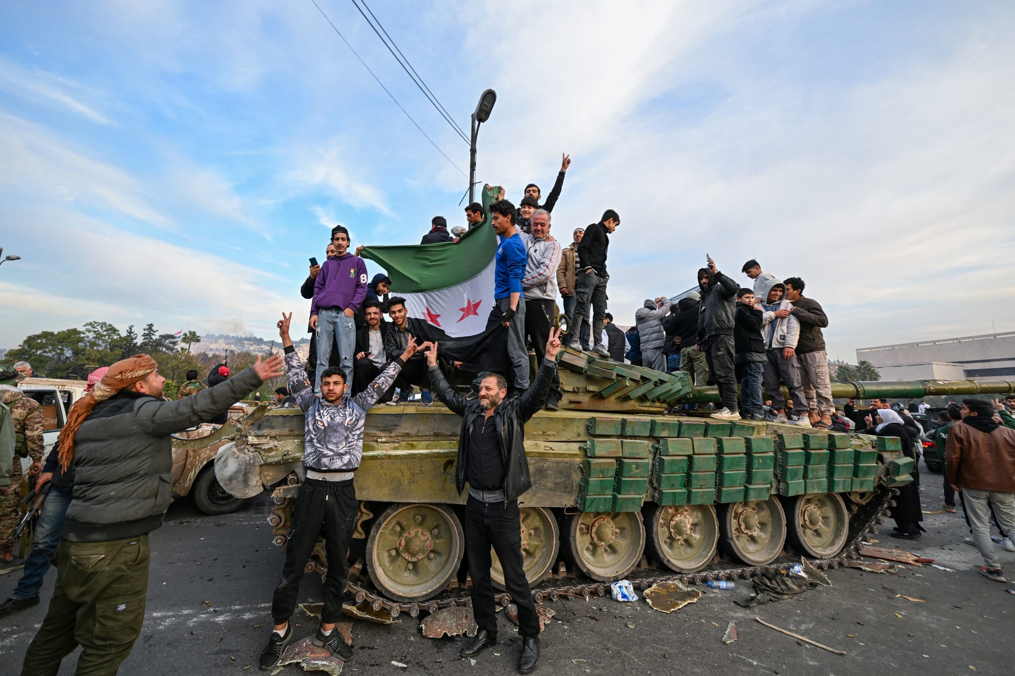 The fall of Assad in Syria.