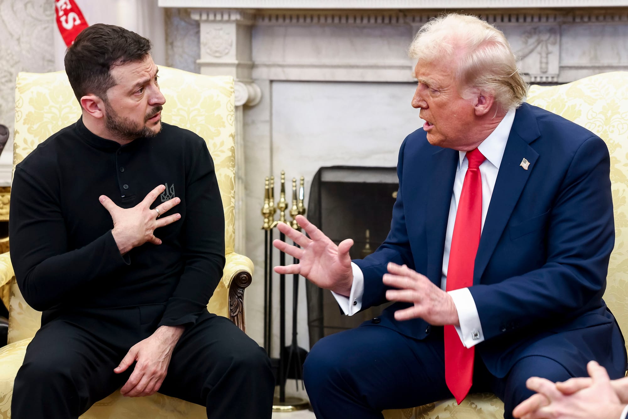 The Trump-Zelensky Oval Office blowup.