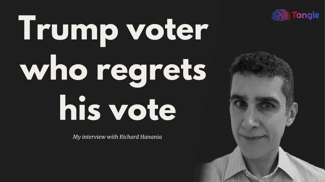 My interview with a Trump voter who regrets his choice.