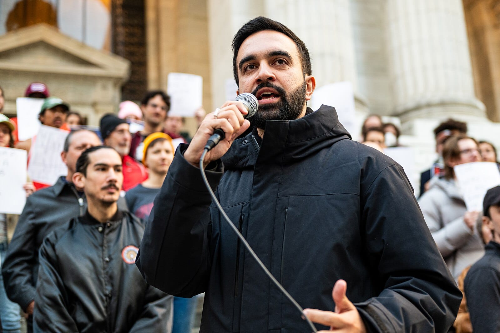 A political shockwave in New York City.