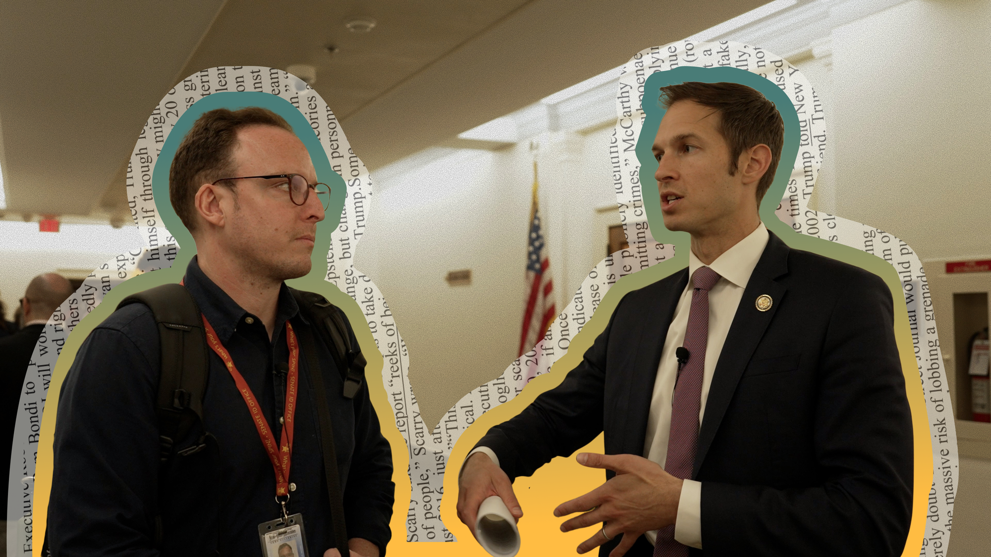 Behind the scenes of our time with Rep. Auchincloss.
