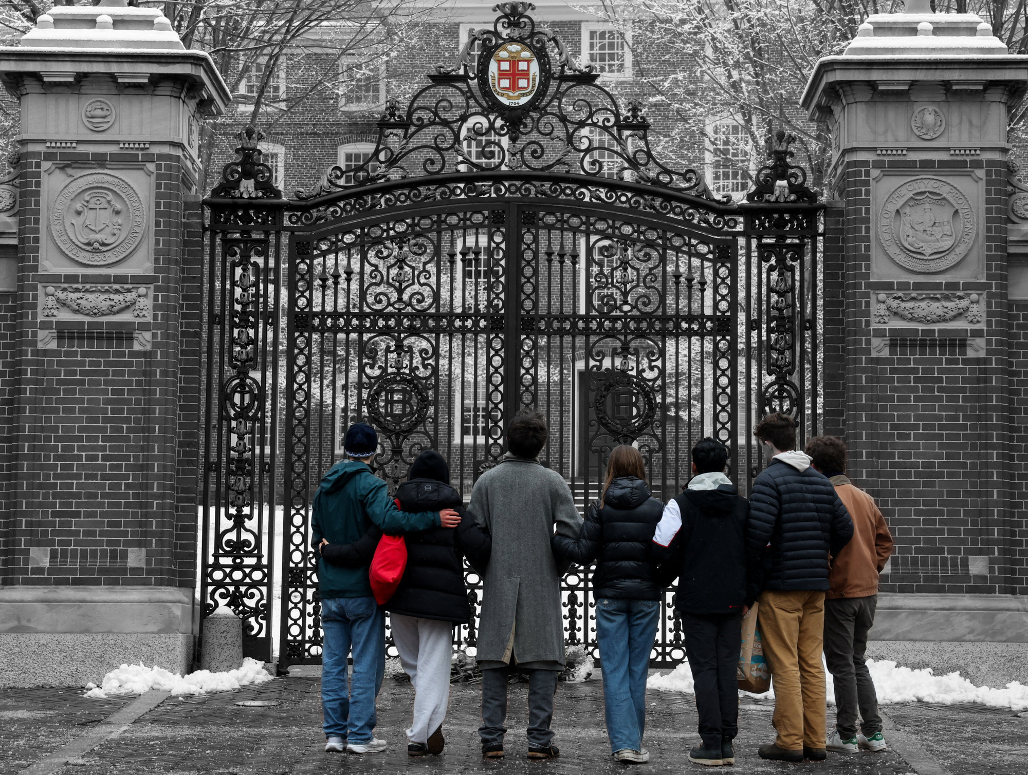 The shooting at Brown University.