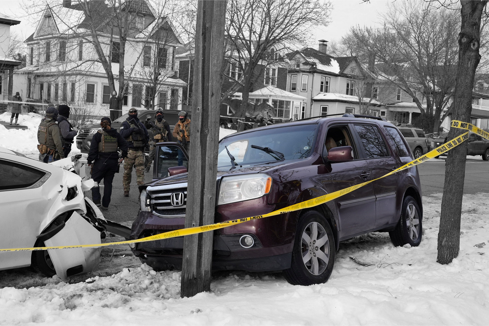 The ICE shooting in Minneapolis.