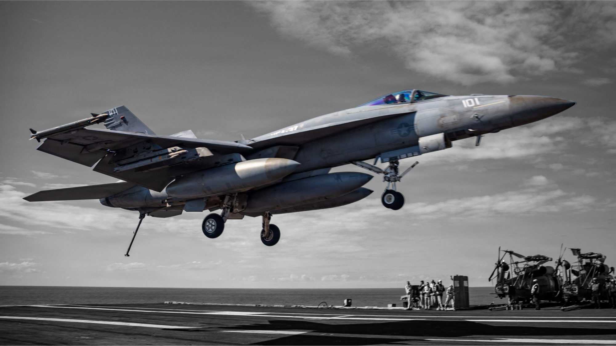 The U.S. attacks Iran.