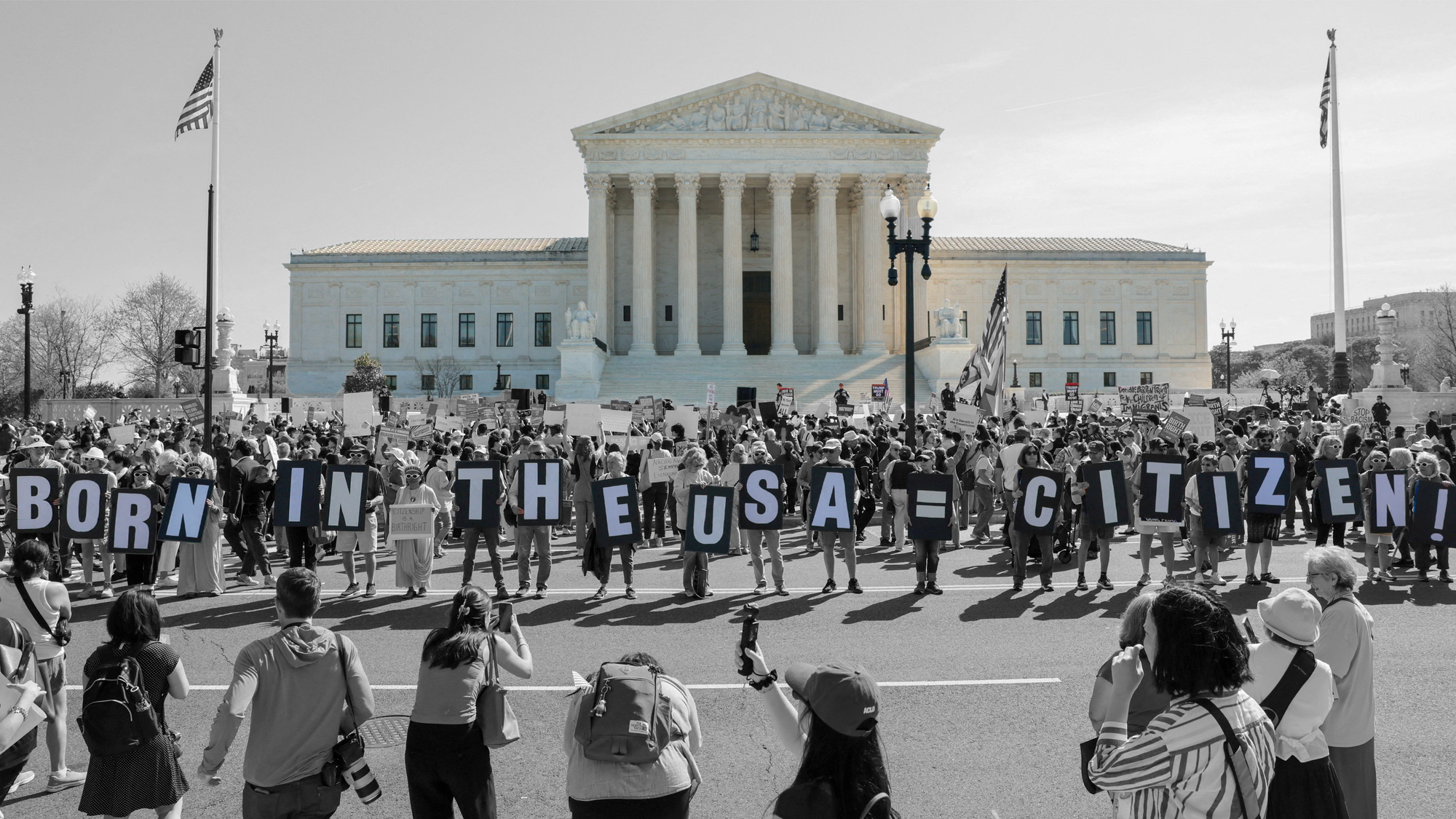 The birthright citizenship case before SCOTUS.