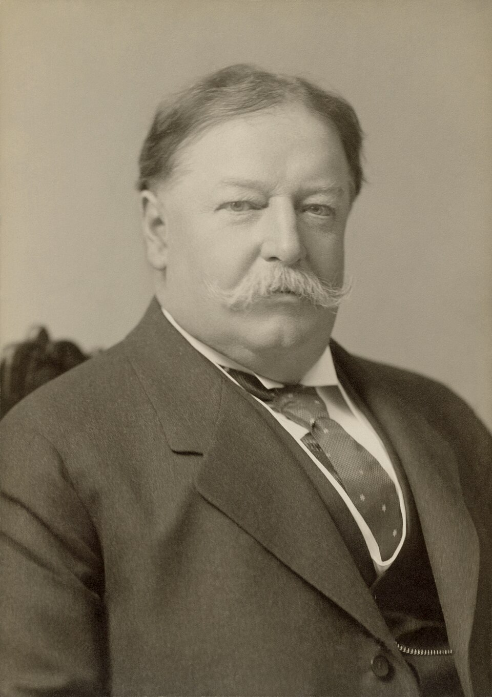 William Howard Taft in 1908 | Pach Brothers, restored by Adam Cuerden, Wikimedia Commons