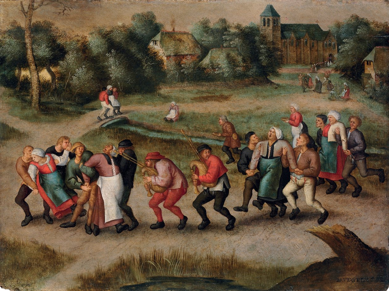 Saint John’s Dancers in Molenbeeck, by Pieter Brueghel II | Wikimedia Commons
