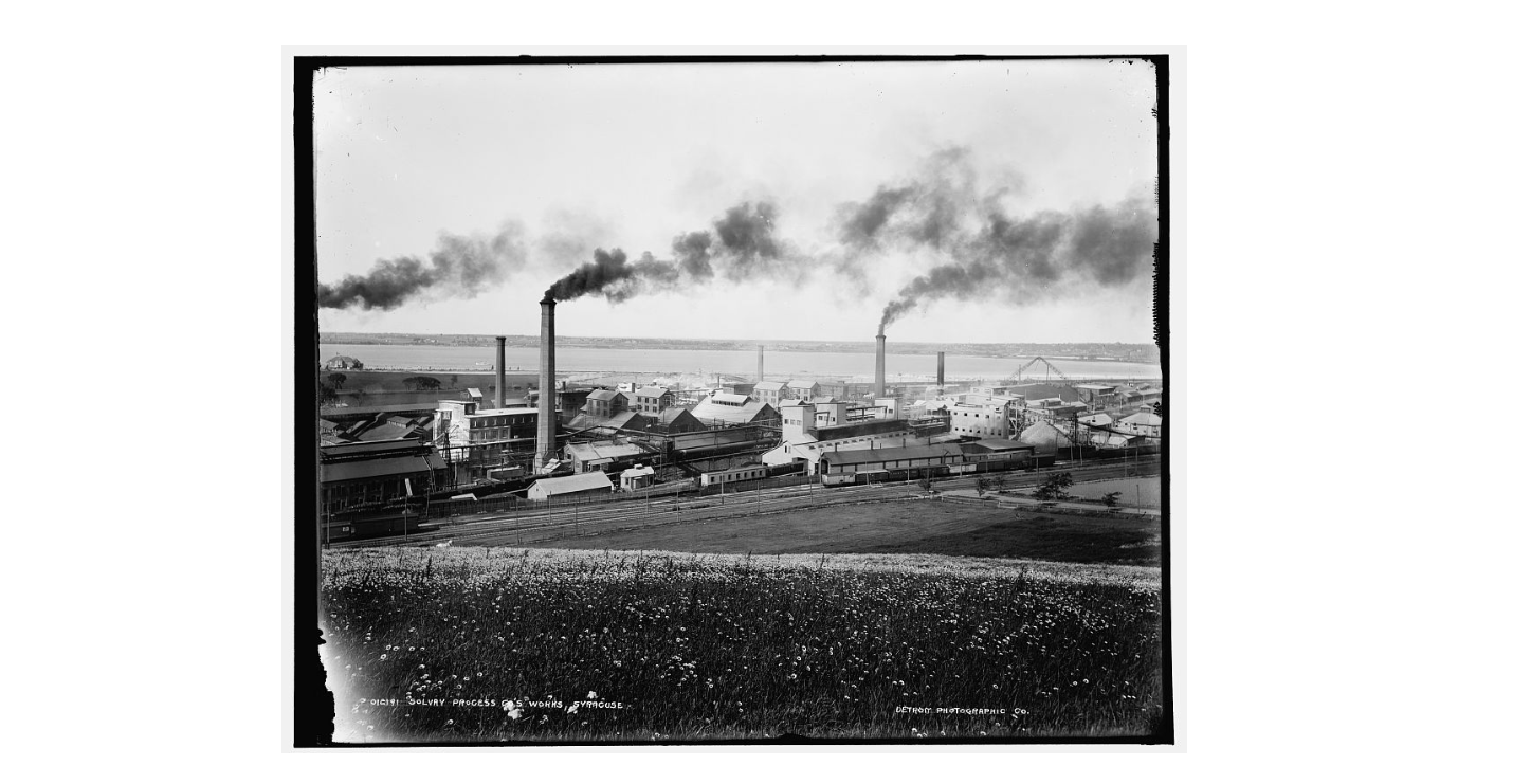 Solvay Process Co.’s works, Syracuse, circa 1890 | Library of Congress