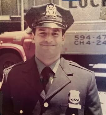 The author’s dad on his police academy graduation day | Photo from Claudia Dimuro