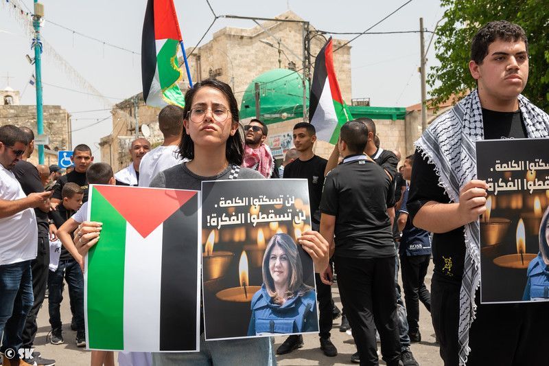 The death of Shireen Abu Akleh.