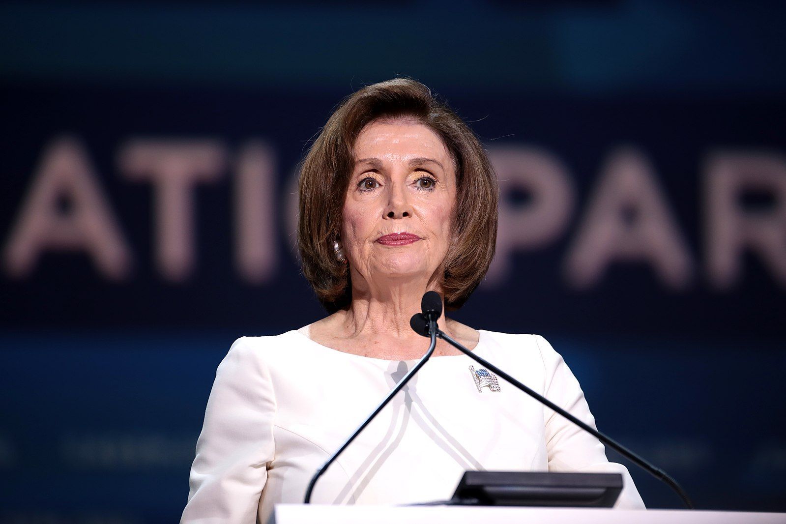 House Speaker Nancy Pelosi, whose husband was attacked last week. Photo: Gage Skidmore  