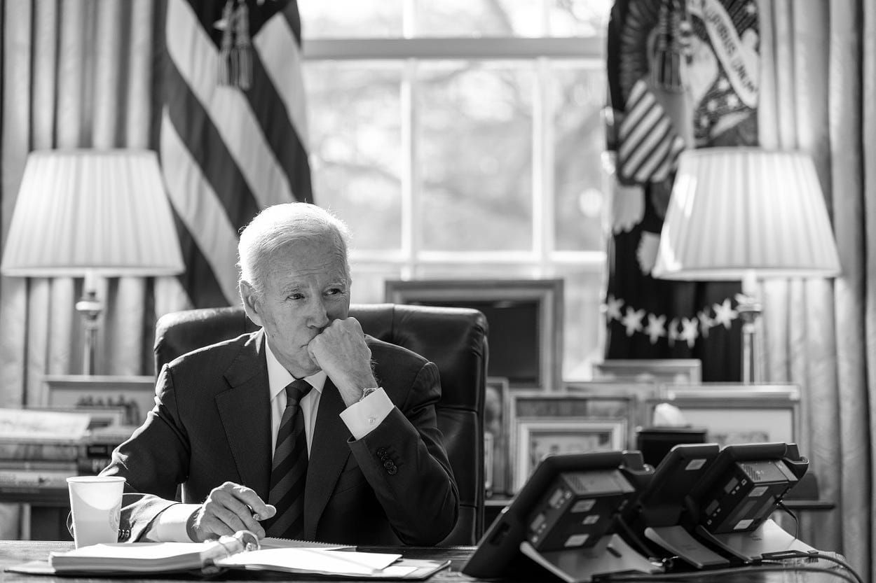 President Joe Biden in the Oval Office, February 13, 2023 | Official White House Photo by Adam Schultz