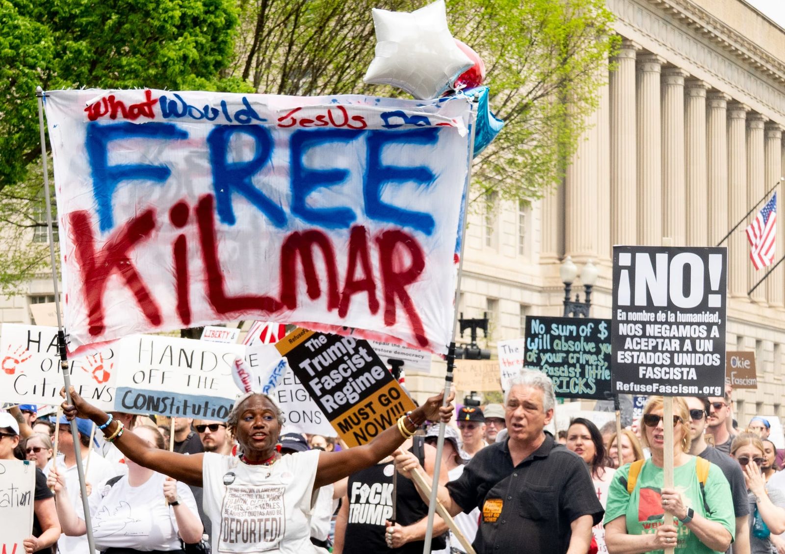 March for Kilmar Abrego Garcia in Washington, D.C. — April, 2025 | Victoria Pickering, Flickr