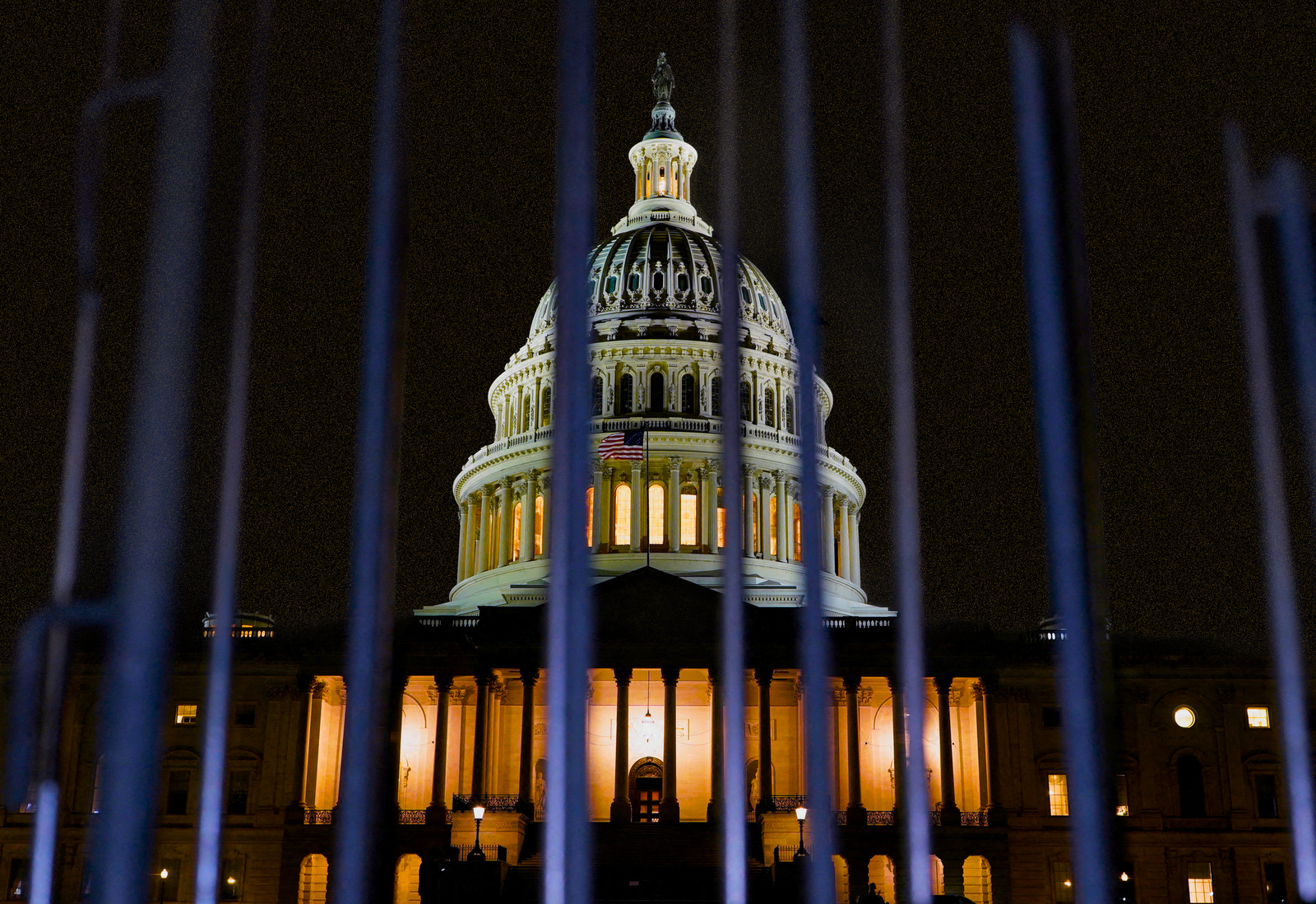The U.S. Capitol on September 30, 2025, hours before a partial government shutdown | REUTERS/Elizabeth Frantz TPX IMAGES OF THE DAY, edited by Russell Nystrom