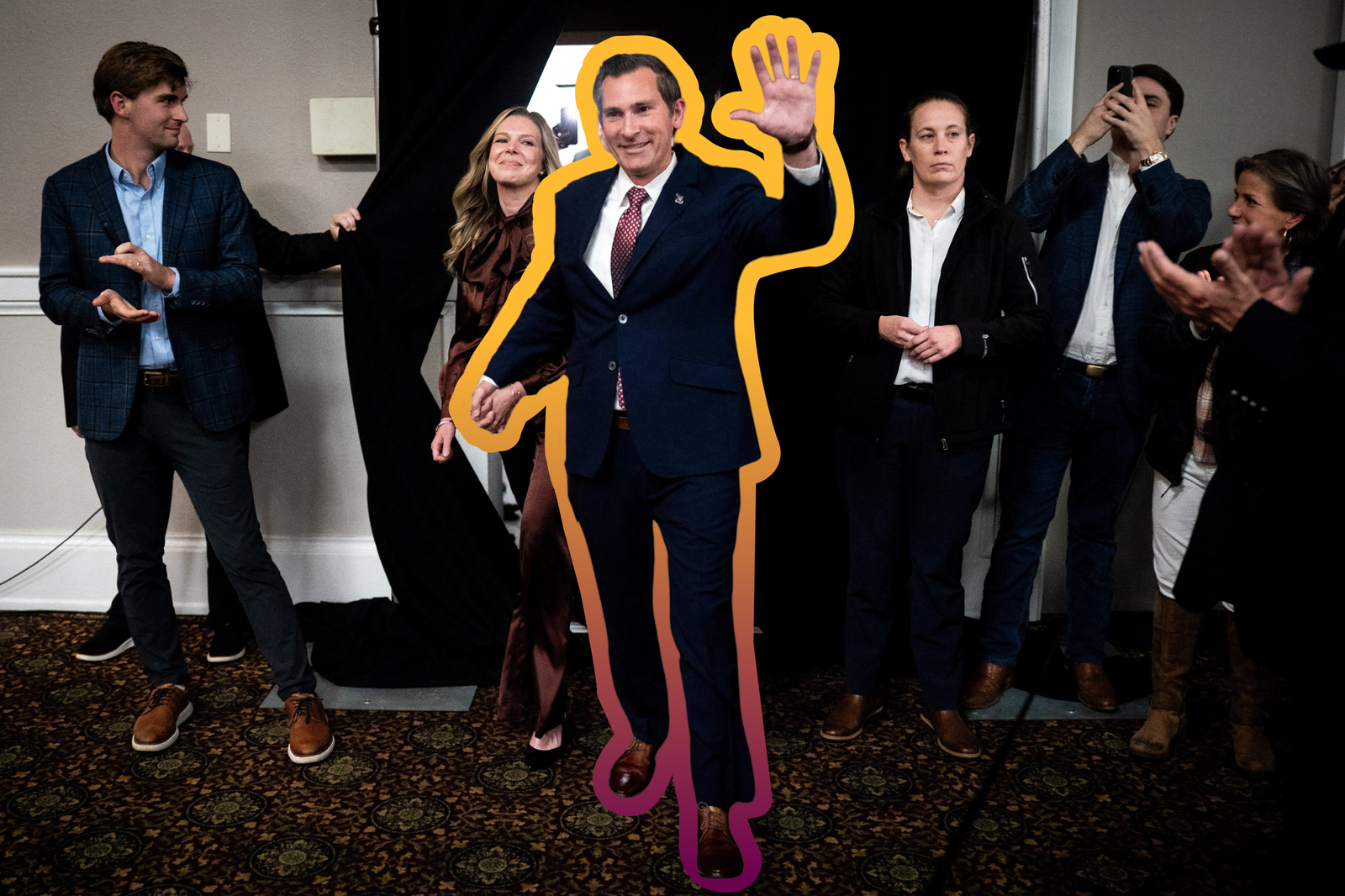 Republican nominee Matt Van Epps after his victory in the Tennessee 7th Congressional District special election | Andrew Nelles/USA Today Network via REUTERS, edited by Russell Nystrom