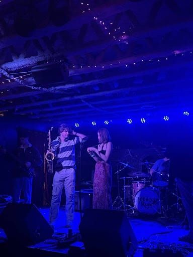 The author's friends, Jack and Simone, performing at The Southern Cafe and Music Hall in Charlottesville, VA | Photo from Kaitlyn Rubertone