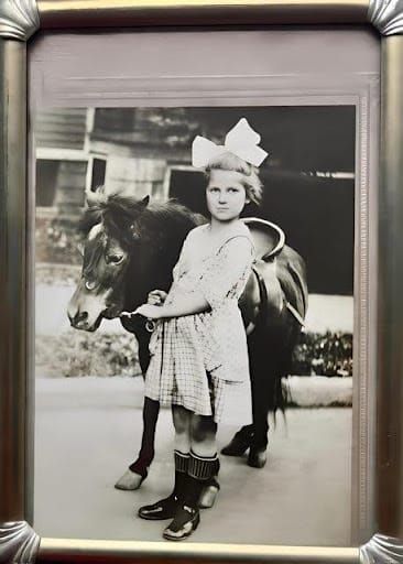 The little girl posing with a pony, Felicia Lubovitz, would become my mother-in-law. Her immigrant parents came from the Russian Empire — her father from present-day Poland, her mother from B