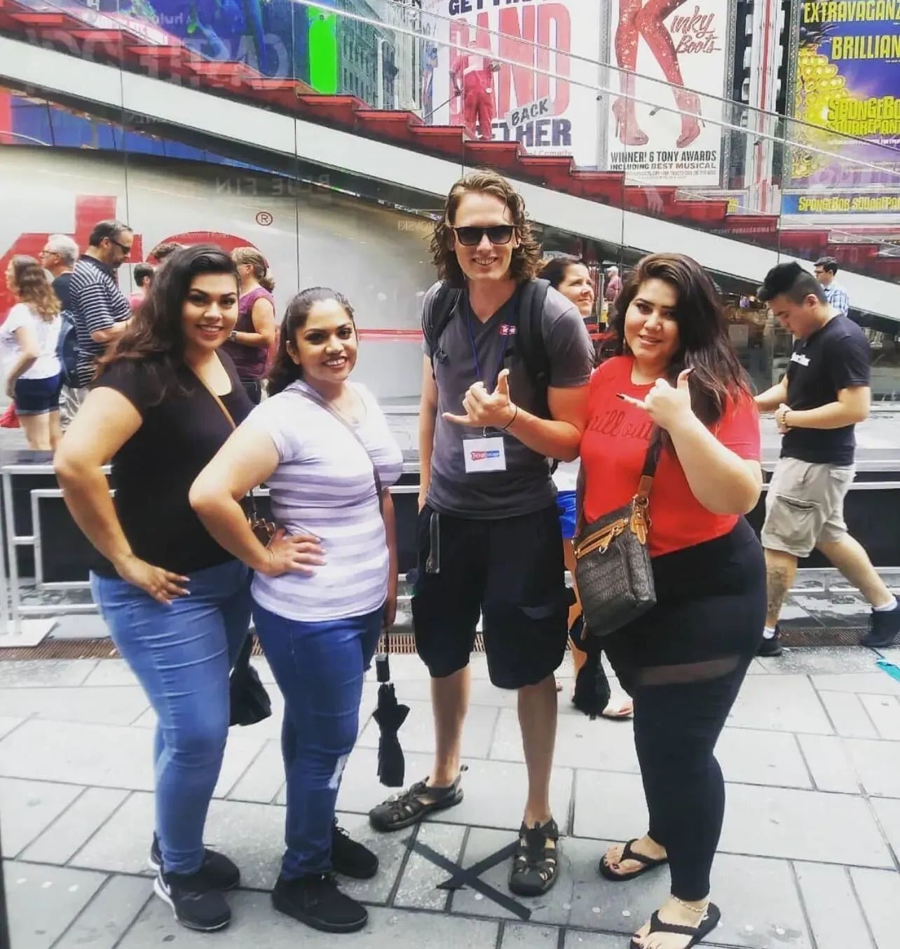Michael repping his very own brand Ticket Tellers in the summer of 2018 | Image: Michael Tyler