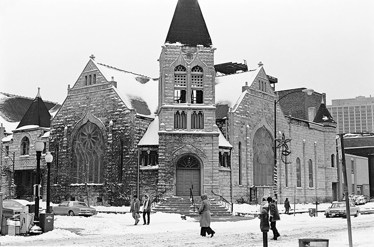  United Church of Hyde Park, 1448 E 53rd St, in 1978 | Wikimedia Commons