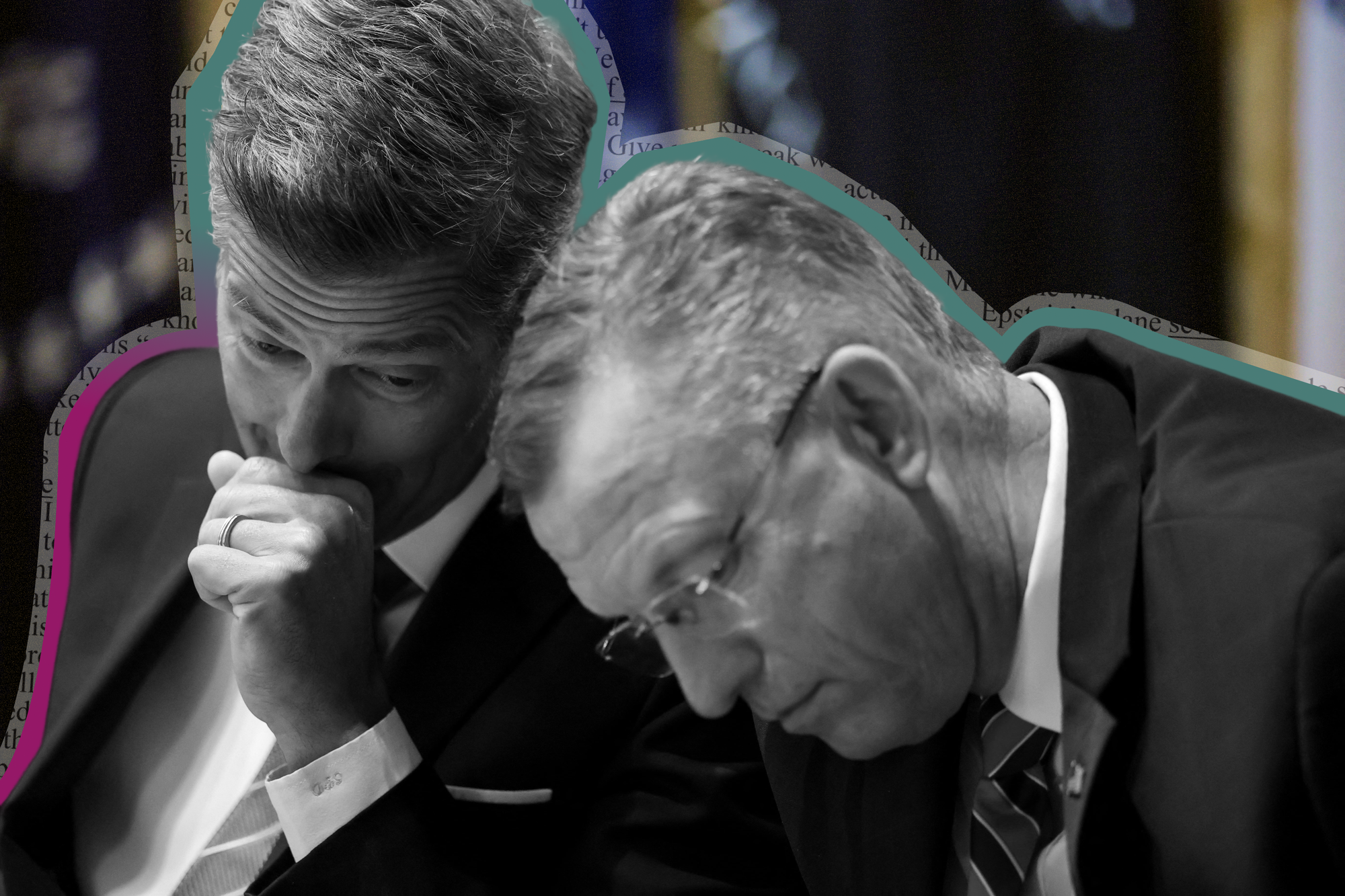 Transportation Secretary Sean Duffy and Secretary of Veterans Affairs Doug Collins at a cabinet meeting in August, 2025 | REUTERS/Jonathan Ernst, edited by Russell Nystrom
