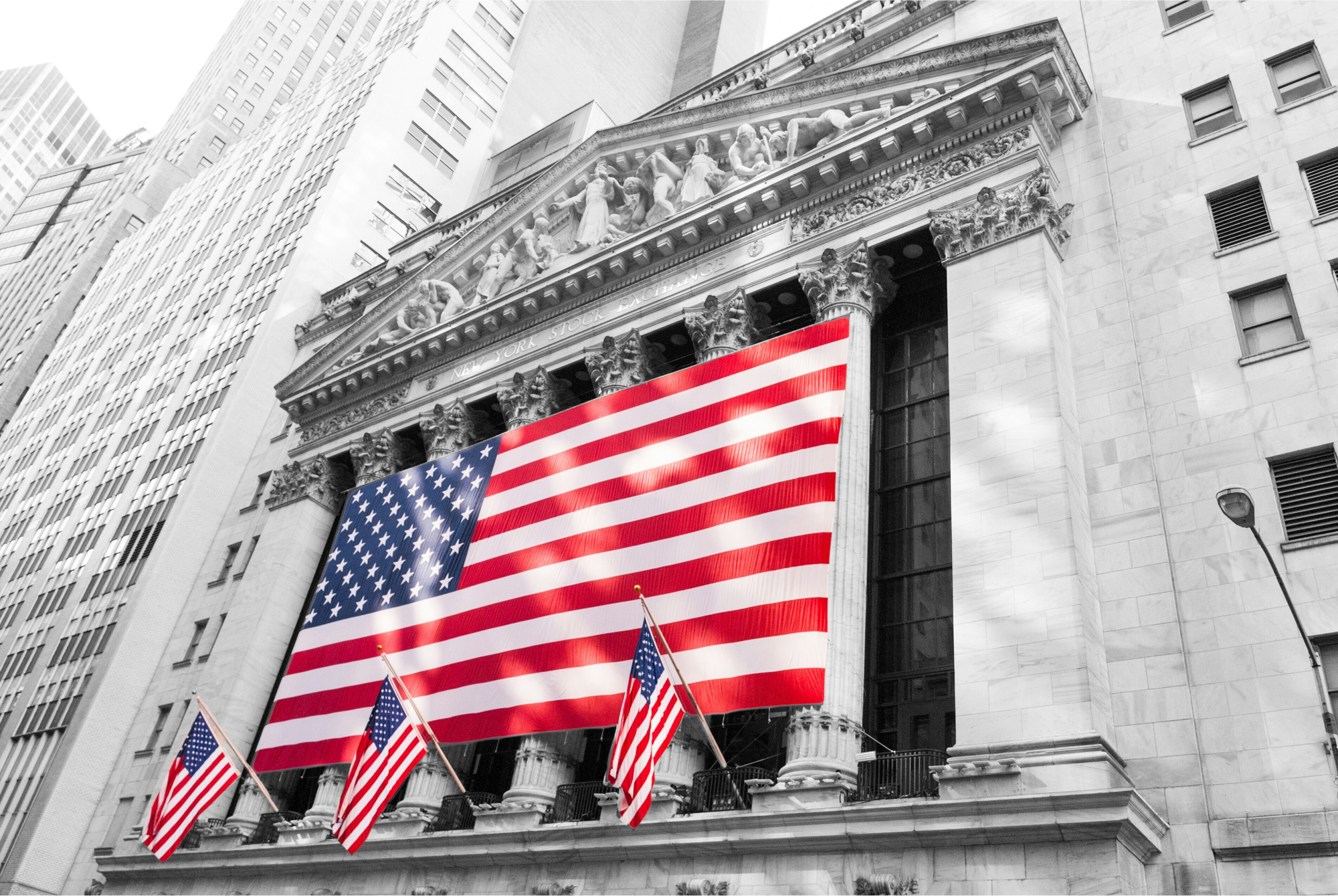 The New York Stock Exchange | Photo by David Vives / Unsplash, edited by Russell Nystrom