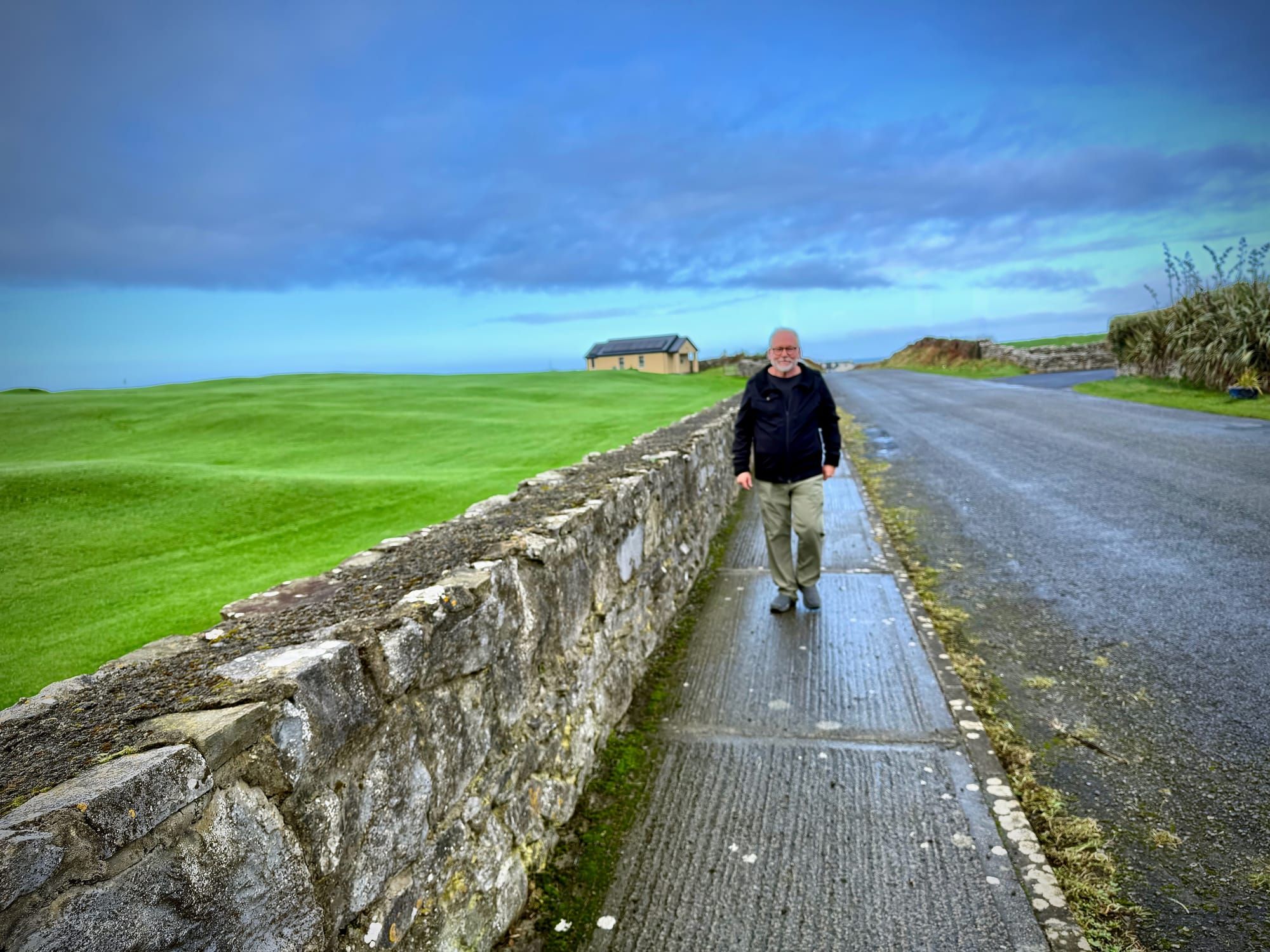 The author, walking down a path | Photo from Charles Coursey