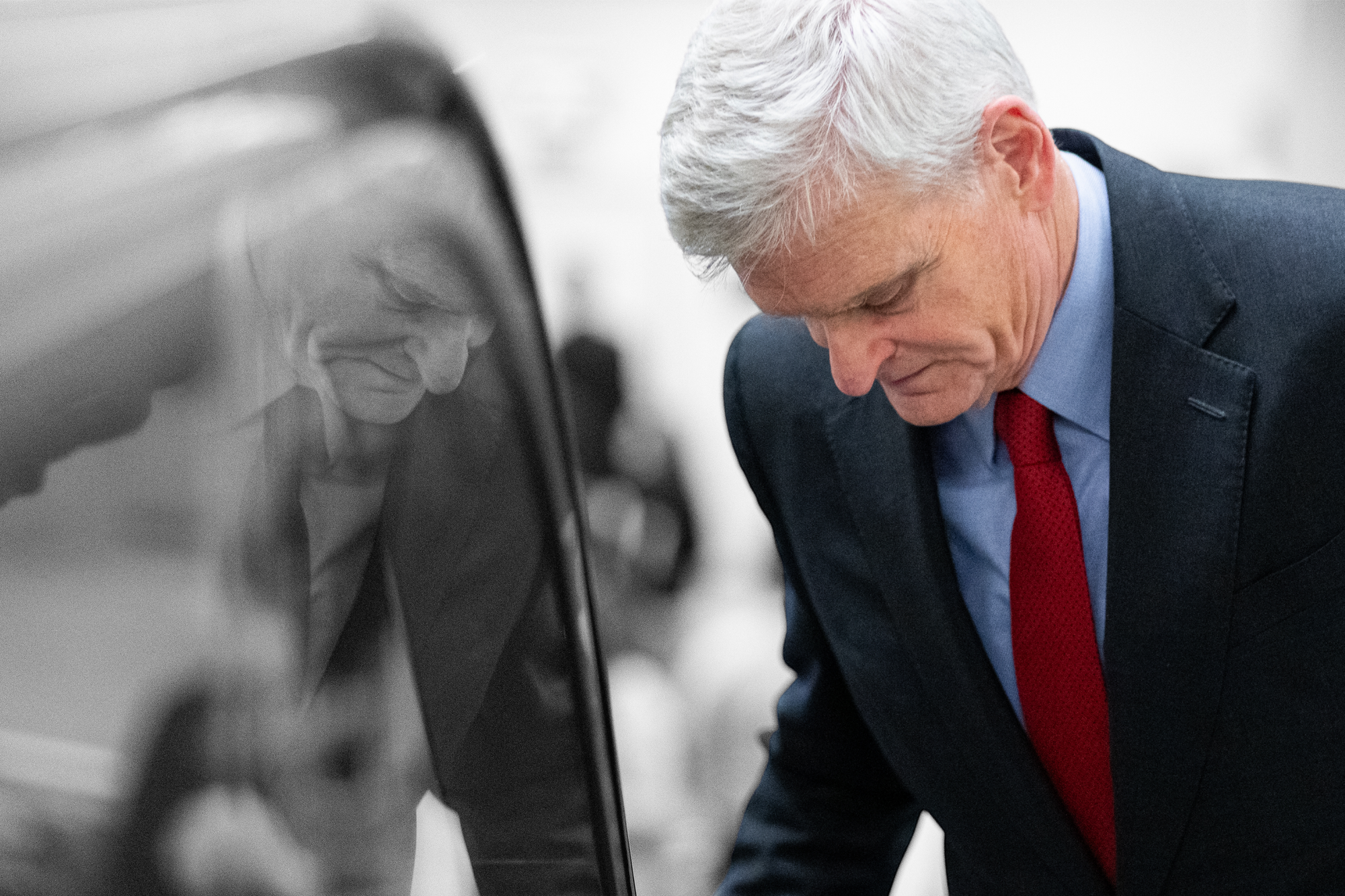 Sen. Bill Cassidy (R-LA) arrives in the U.S. Capitol for a vote | Bill Clark/CQ Roll Call/Sipa USA, edited by Russell Nystrom
