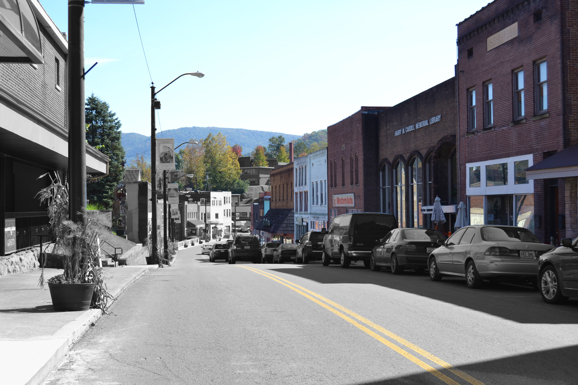 Downtown Whitesburg, Kentucky | Kentuckians for the Commonwealth, Flickr, edited by Aidan Gorman