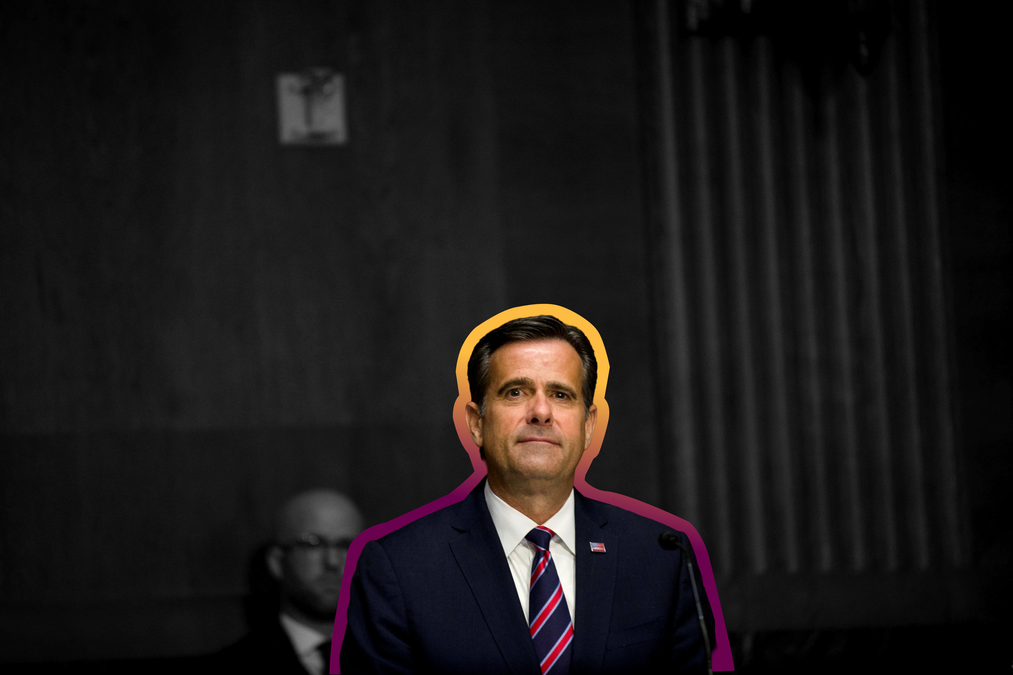 John Ratcliffe testifies before a Senate Intelligence Committee nomination hearing in 2020