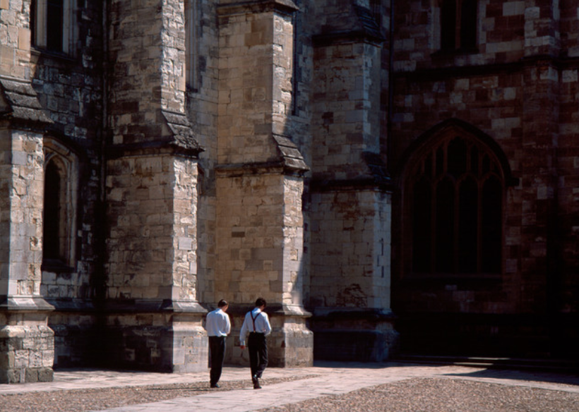  Winchester College chapel buttresses, 1980s | Mark Draisey