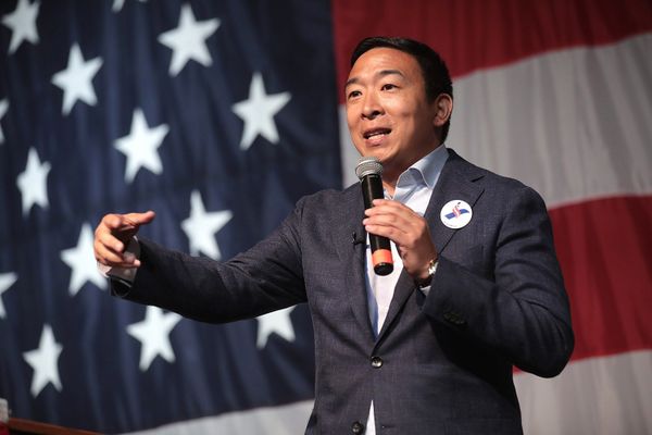 Andrew Yang on the campaign trail. Photo: Gage Skidmore