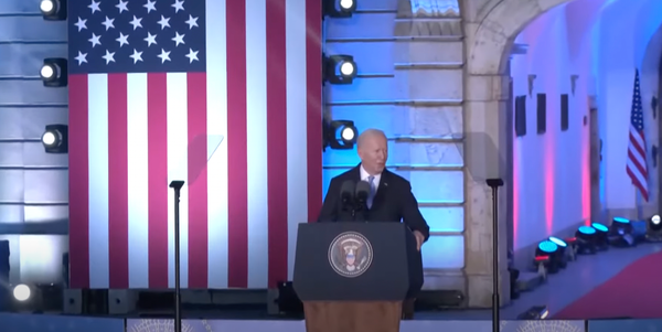 Biden's Warsaw speech.