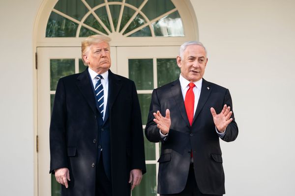 President Donald Trump and Israeli Prime Minister Benjamin Netanyahu at the White House in 2020. Credit: The White House