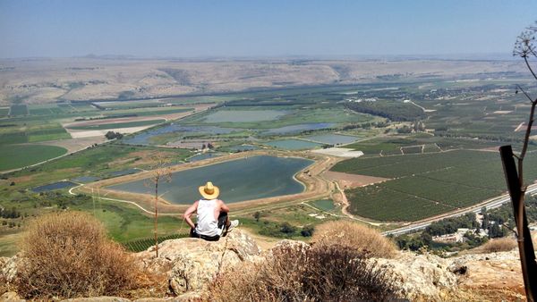 In 2013, on my second trip to Israel, taking in the views. Photo: Isaac Saul