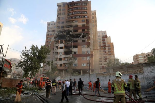 A damaged building in Tehran, Iran, following an Israeli attack Credit: Fatemeh Bahrami/Anadolu via Getty Images