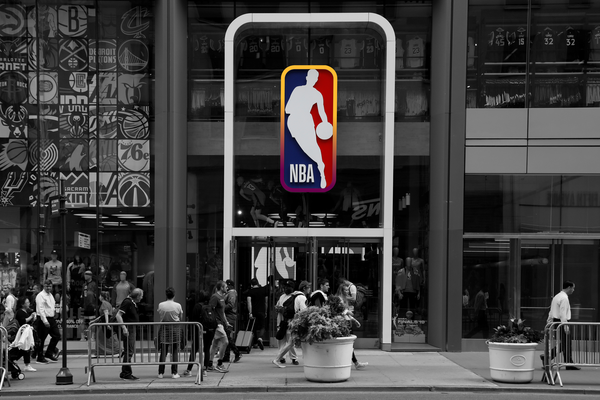 The NBA Store in New York City | REUTERS/Brendan McDermid, edited by Russell Nystrom