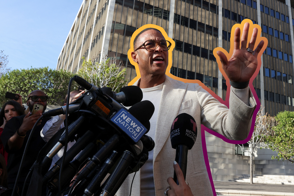 Former CNN anchor Don Lemon in front of the federal court in Los Angeles, California — January 30, 2026 