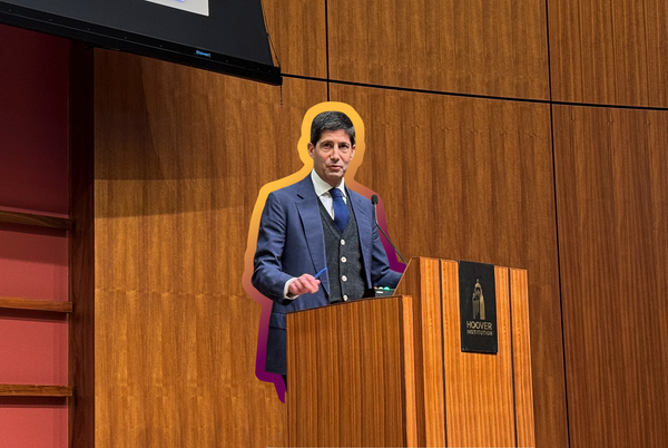 Former U.S. Federal Reserve Governor Kevin Warsh in Palo Alto, California — May 9, 2025