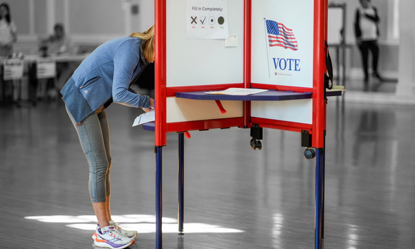 A person voting | REUTERS/Eduardo Munoz, edited by Russell Nystrom