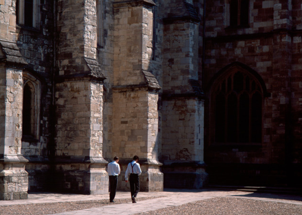  Winchester College chapel buttresses, 1980s | Mark Draisey