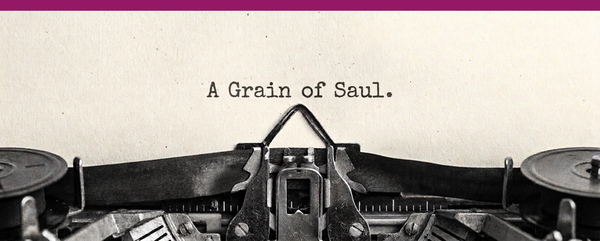 A Grain of Saul logo. Image: Matthew Matsuzaki