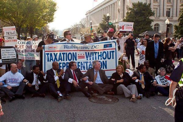 Washington D.C. becoming a state.