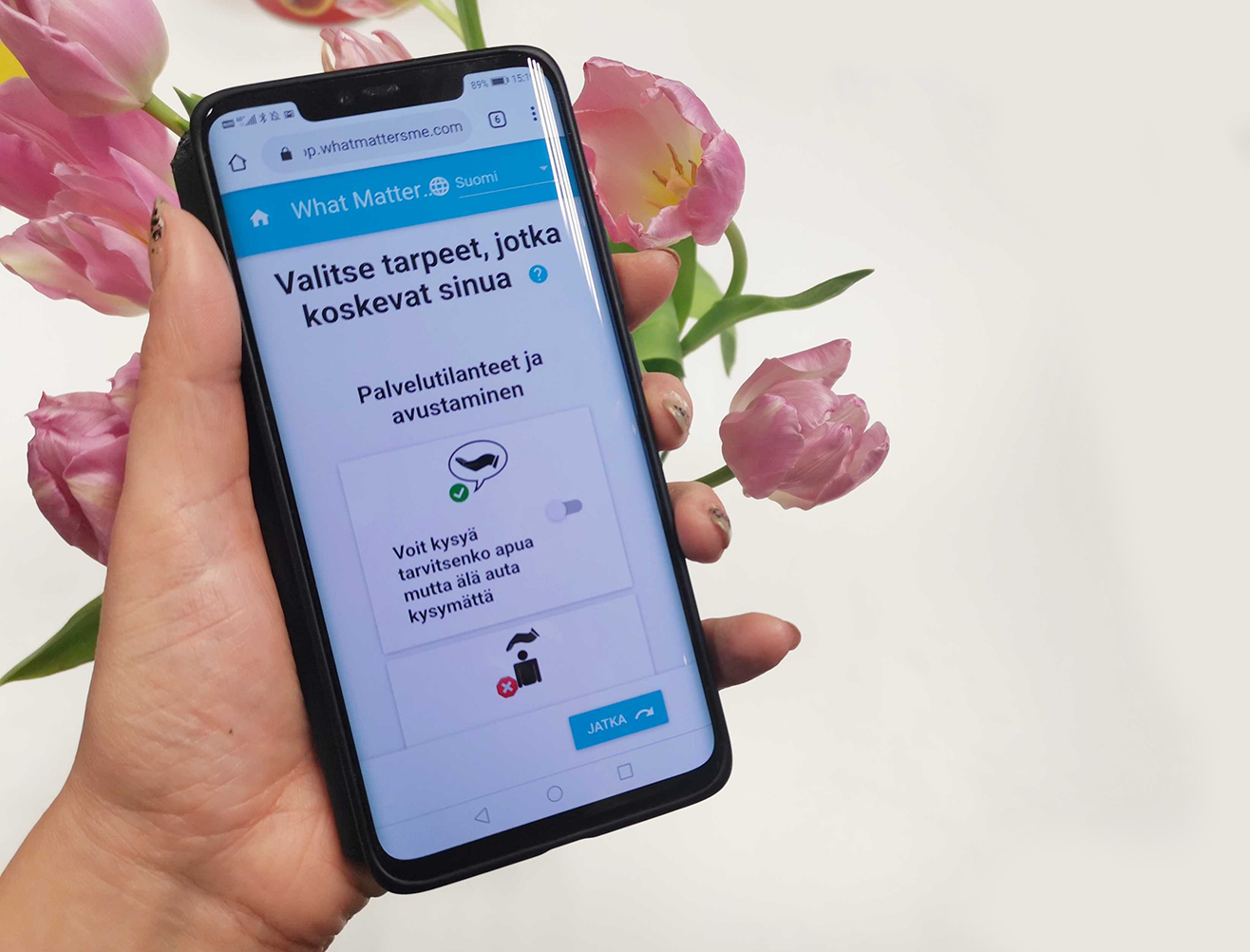 What Matters To Me – tukea erityistarpeita omaaville ihmisille