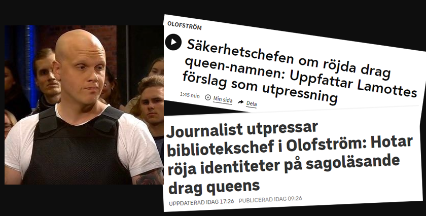 Joakim Lamotte anklagad för utpressning av SVT och SR