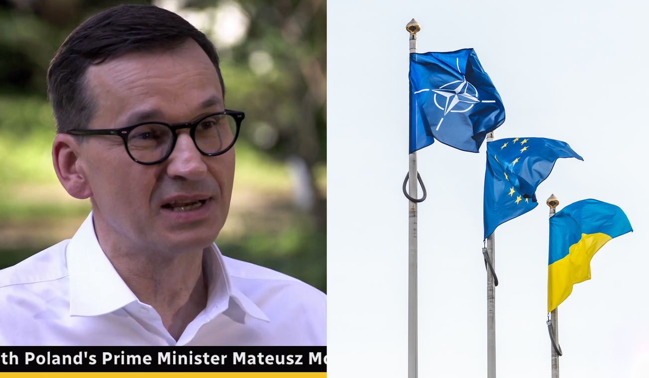 Polens premimärminister: Ge Ukraina snabb väg in i Nato – Vill se permanent Nato-bas i Polen