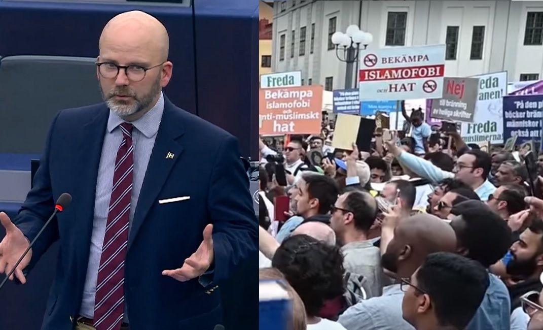 Charlie Weimers varnar EU om hädelseförbud: “Jättekliv mot sharia”