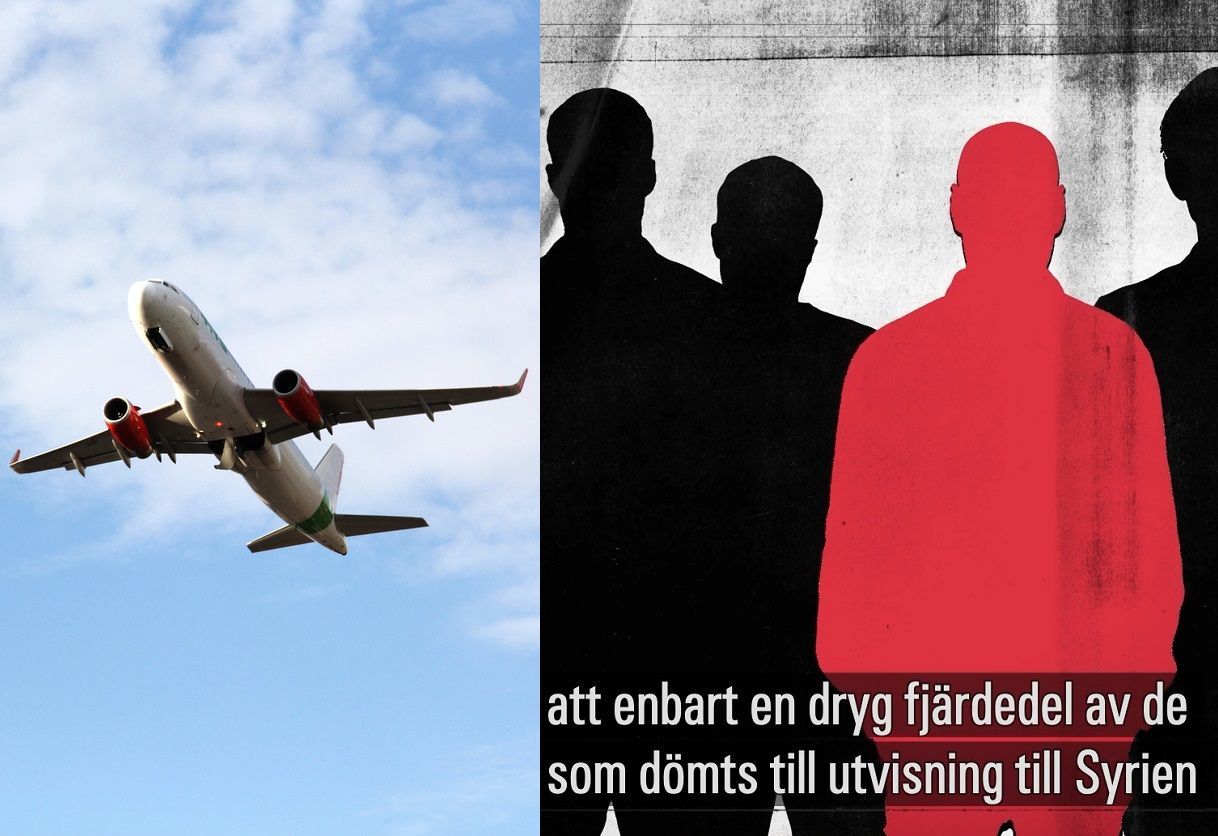 Tre av fyra utvisade syrier kvar i Sverige – “Dom på pappret”