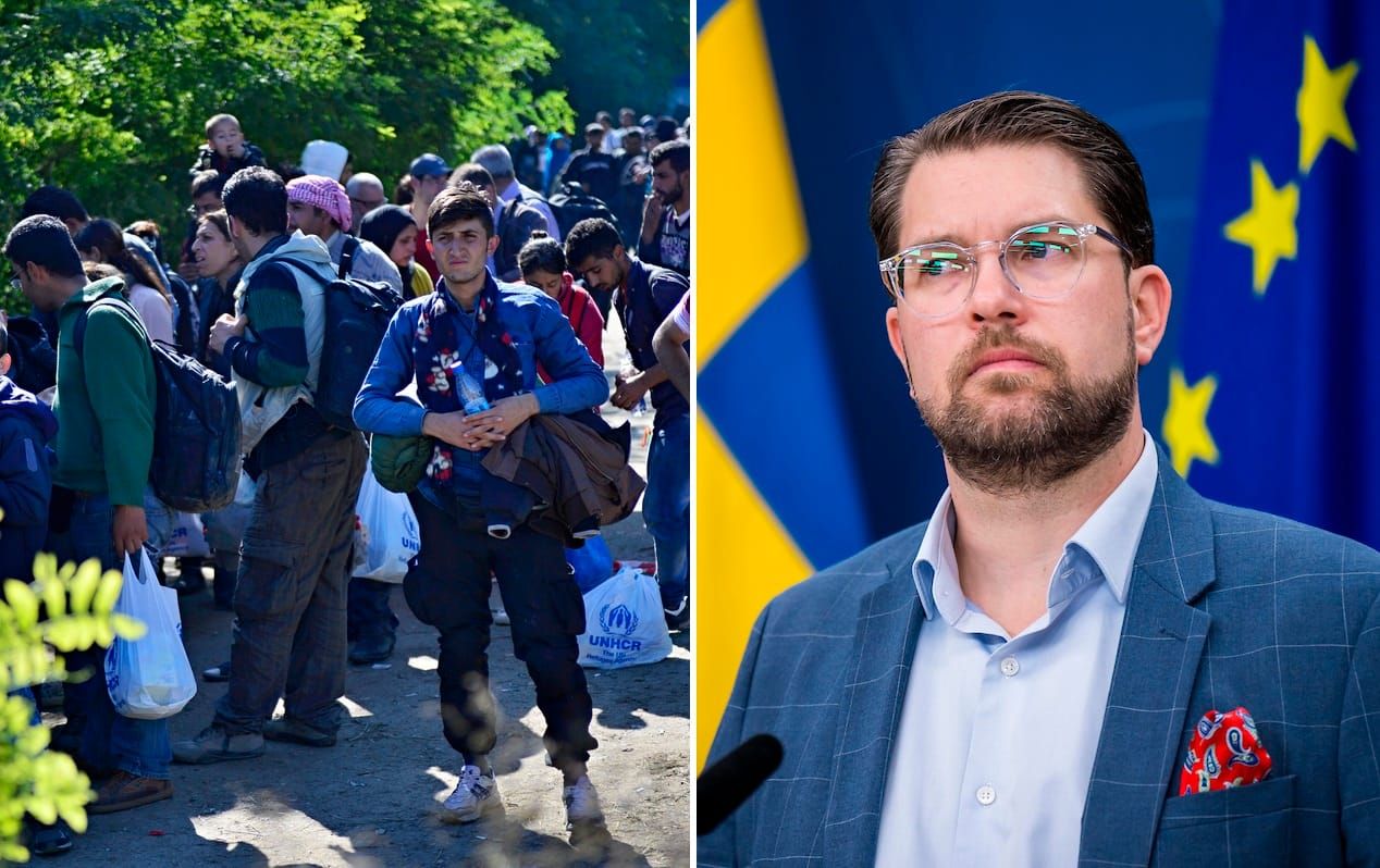 Vänsterilska när Sverigedemokraterna påpekar folkutbytet